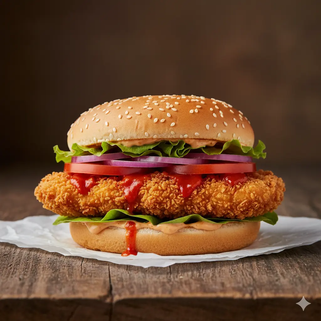 Spicy Chicken Fillet Burger